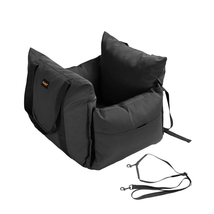 PaWz Convertible Dog Car Seat and Carrier Bag - Black