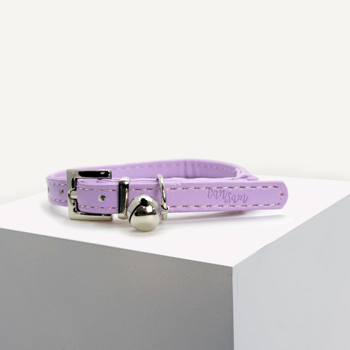 Dan & Sam – Cat Collar – Lilac Vegan Leather