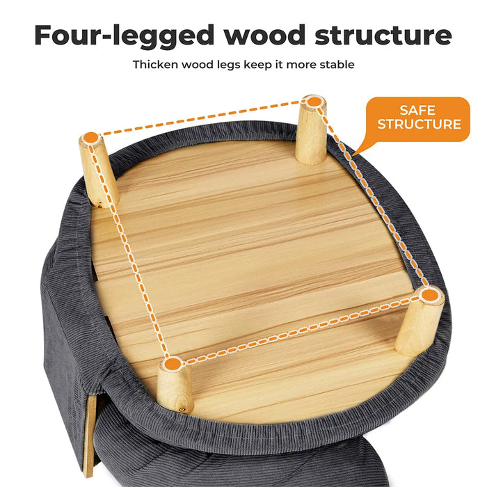 CloudNest Elevated Pet Sofa Bed