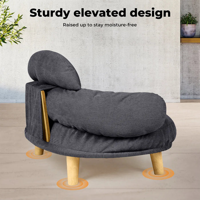 CloudNest Elevated Pet Sofa Bed