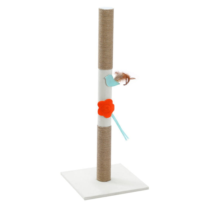 YES4PETS 89 cm Cat Kitten Single Scratching Post with Toy