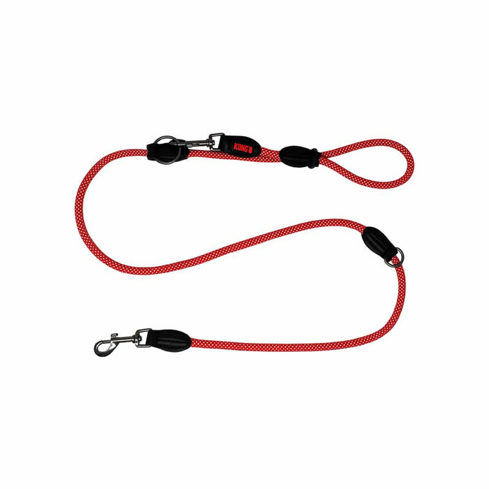 KONG Adjustable Rope Red Leashes Large