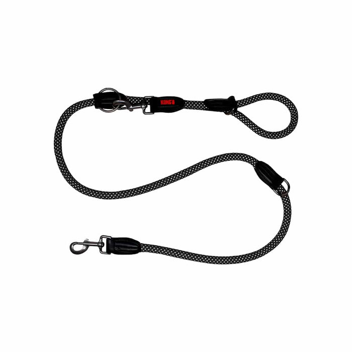 KONG Adjustable Rope Black Leashes Medium