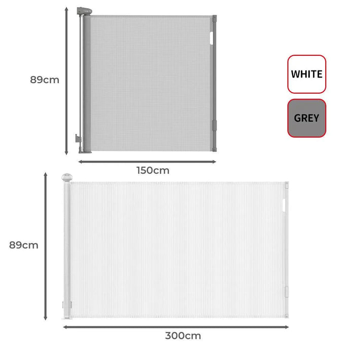 Retractable Mesh Pet Gate 1.5m