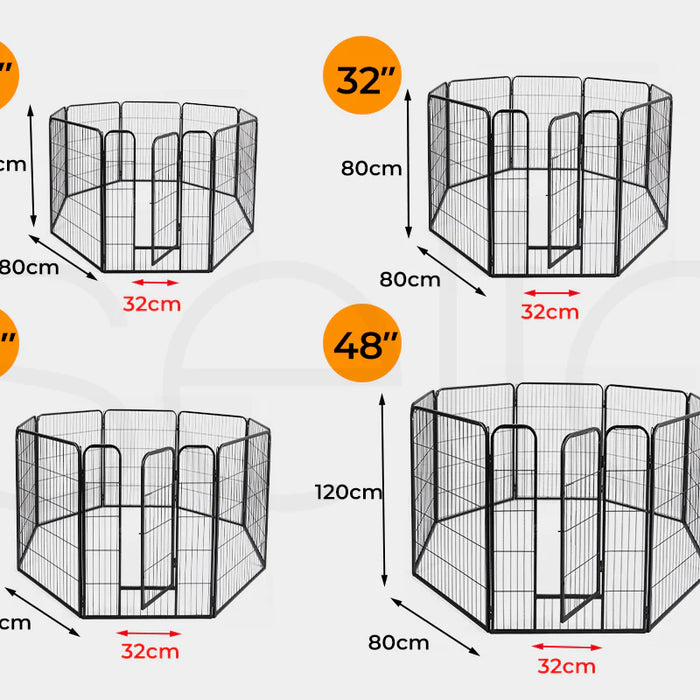 PaWz 8 Panel Pet Playpen