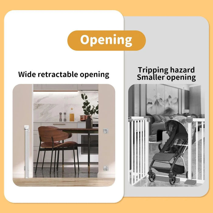Retractable Mesh Pet Gate 1.5m