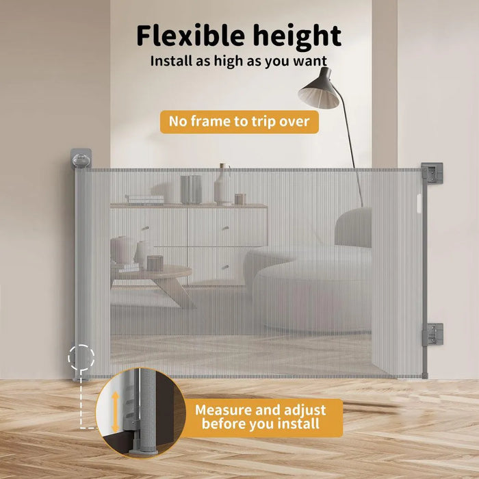 Retractable Mesh Pet Gate 1.5m