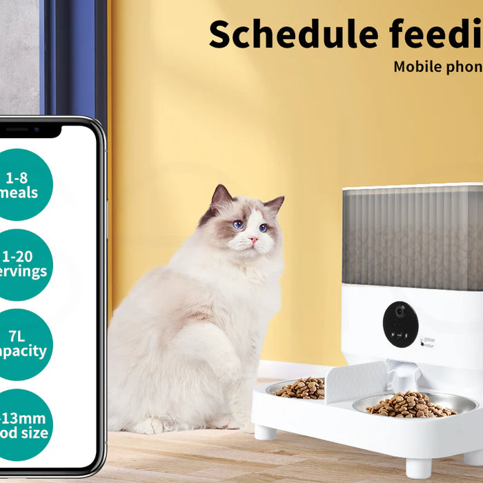 PaWz 7L Smart Pet Feeder with Camera