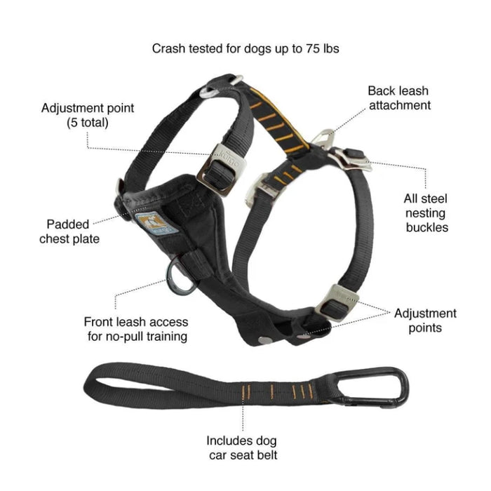 Kurgo – Enhanced Strength Tru-Fit Dog Car Harness