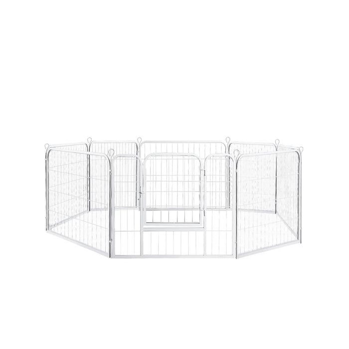 PaWz 8 Panel Playpen White