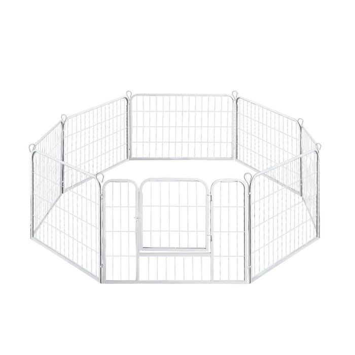 PaWz 8 Panel Playpen White