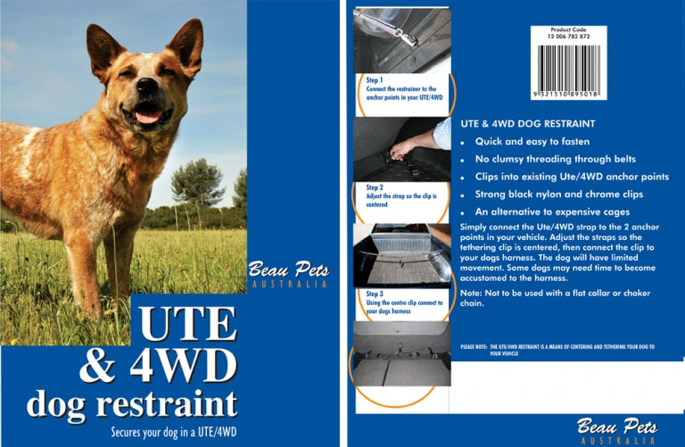 Beau Pets – Ute & 4WD Dog Restraint